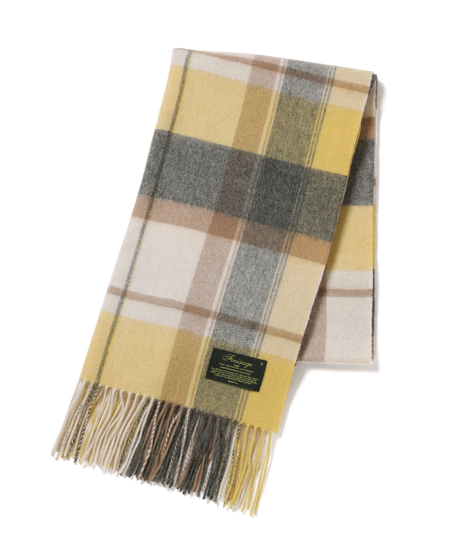 ROPE PICNIC PASSAGE「ウールチェックストール」|ストール|