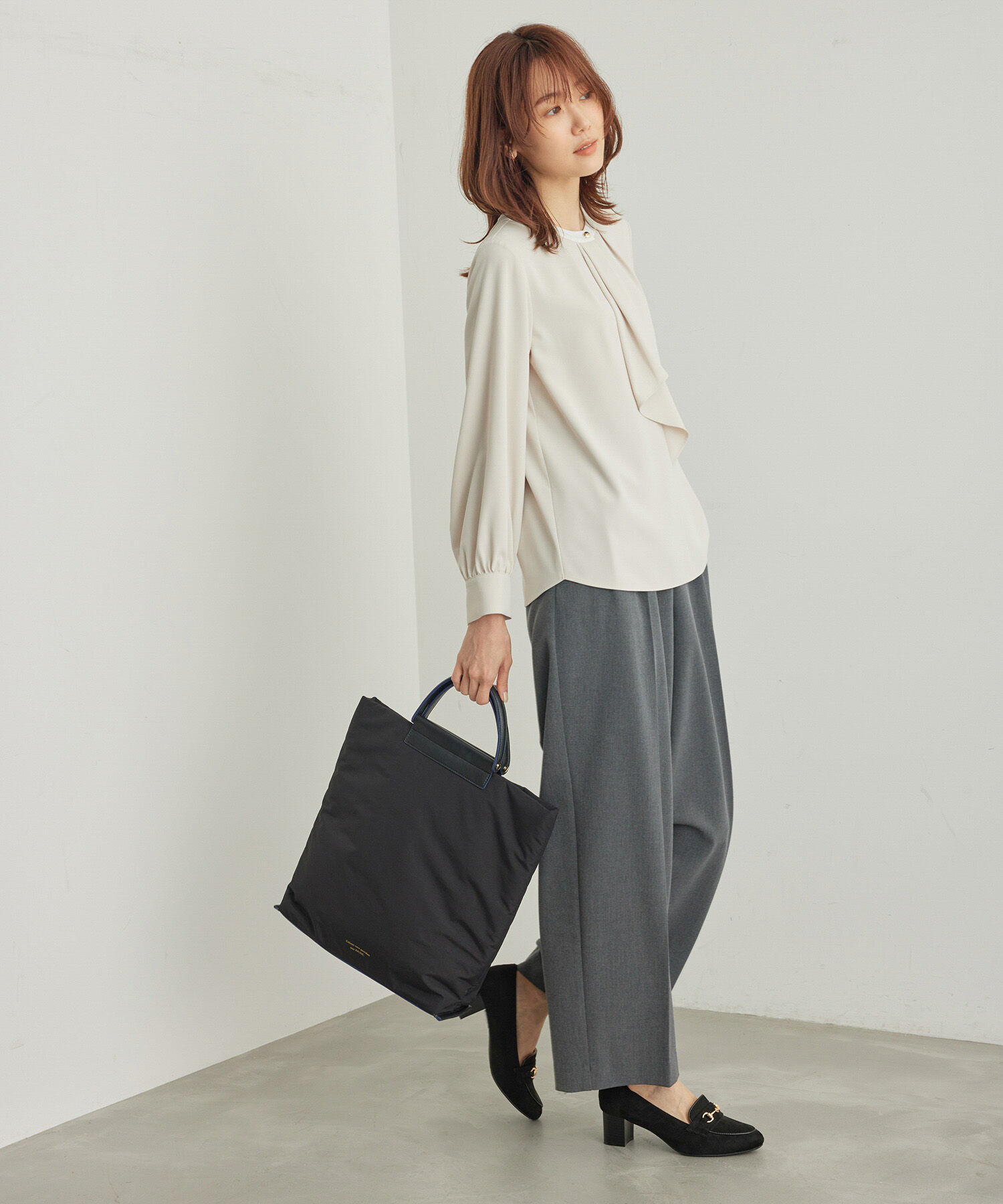 Rope&rsquo;Picnic「ボウタイ風ブラウス」|シャツ・ブラウス|