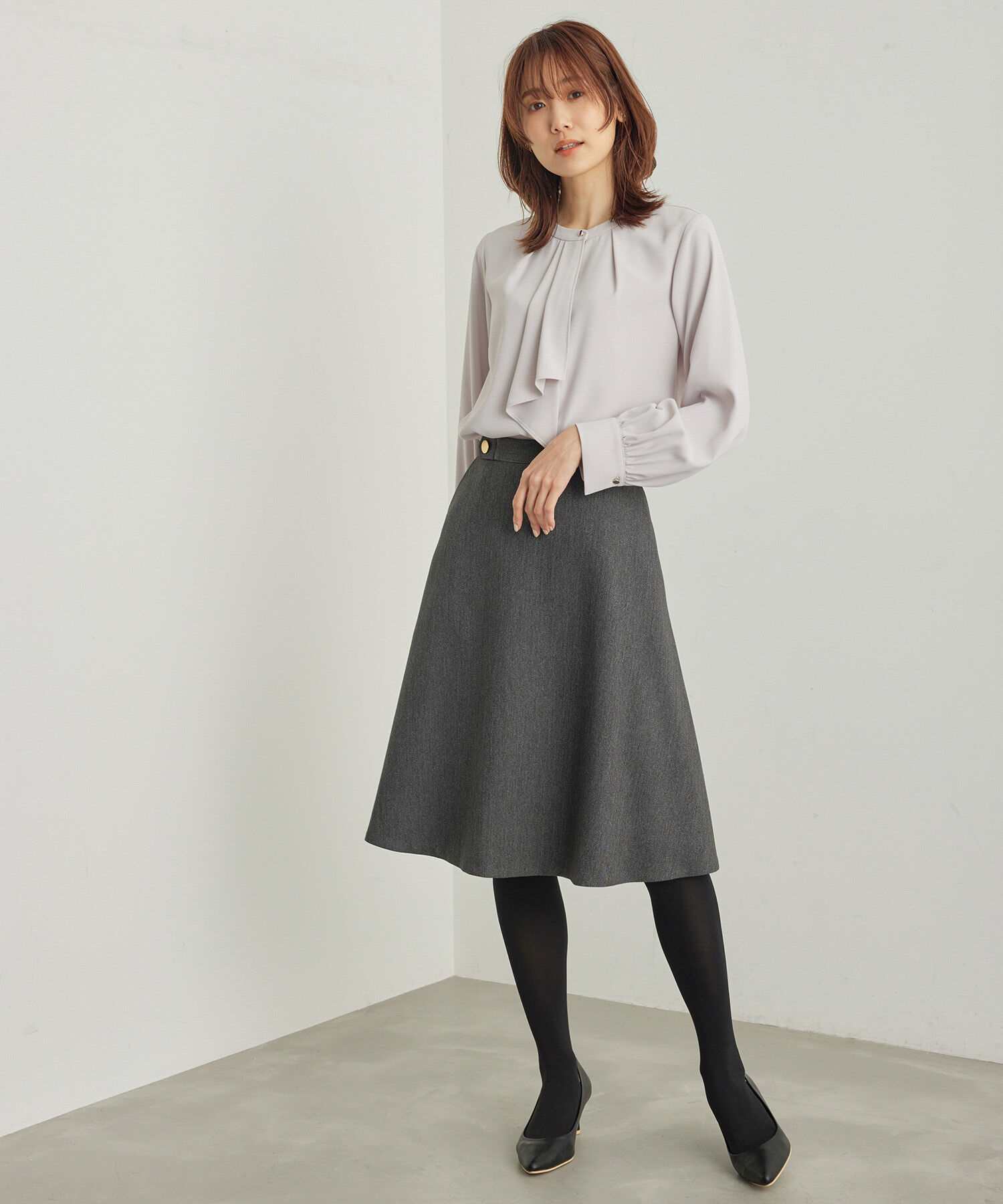 Rope&rsquo;Picnic「ボウタイ風ブラウス」|シャツ・ブラウス|