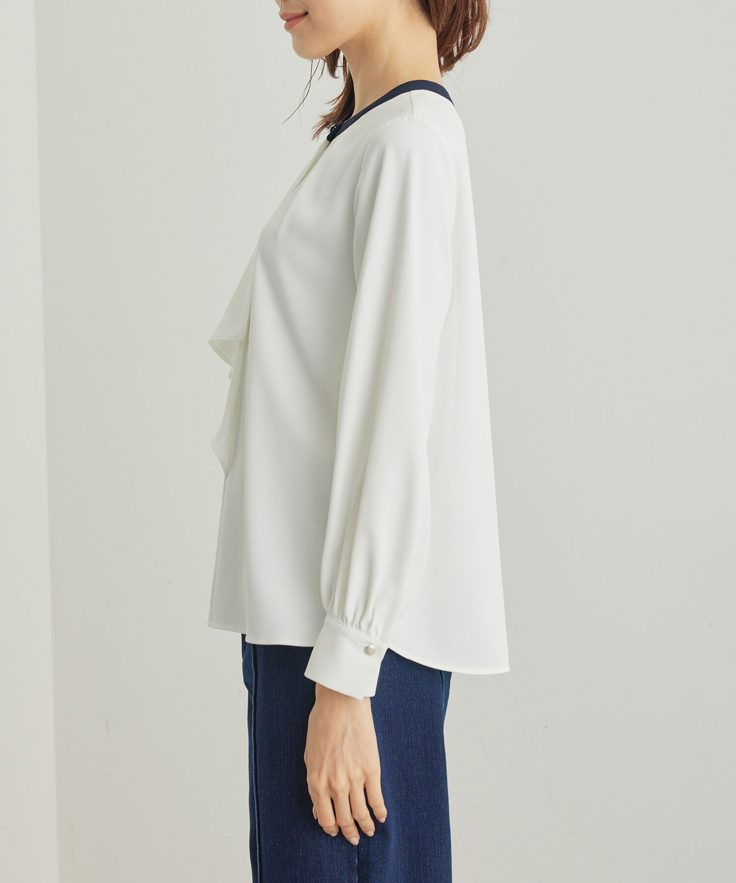 Rope&rsquo;Picnic「ボウタイ風ブラウス」|シャツ・ブラウス|