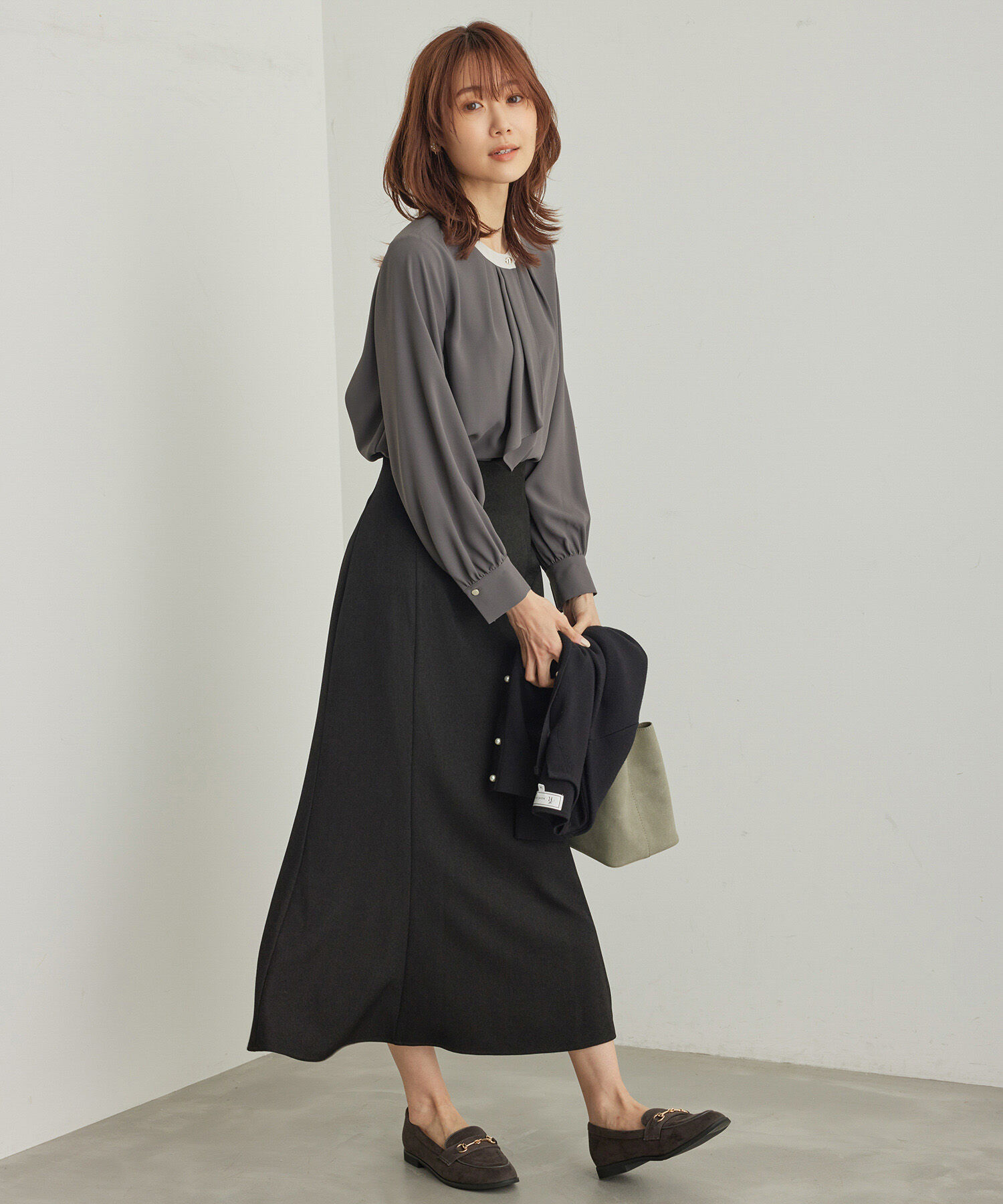 Rope&rsquo;Picnic「ボウタイ風ブラウス」|シャツ・ブラウス|