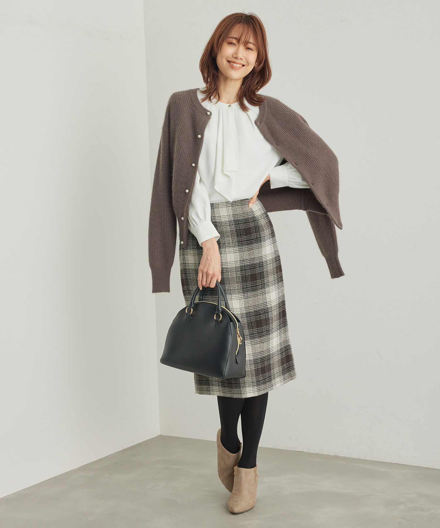 Rope&rsquo;Picnic「ボウタイ風ブラウス」|シャツ・ブラウス|