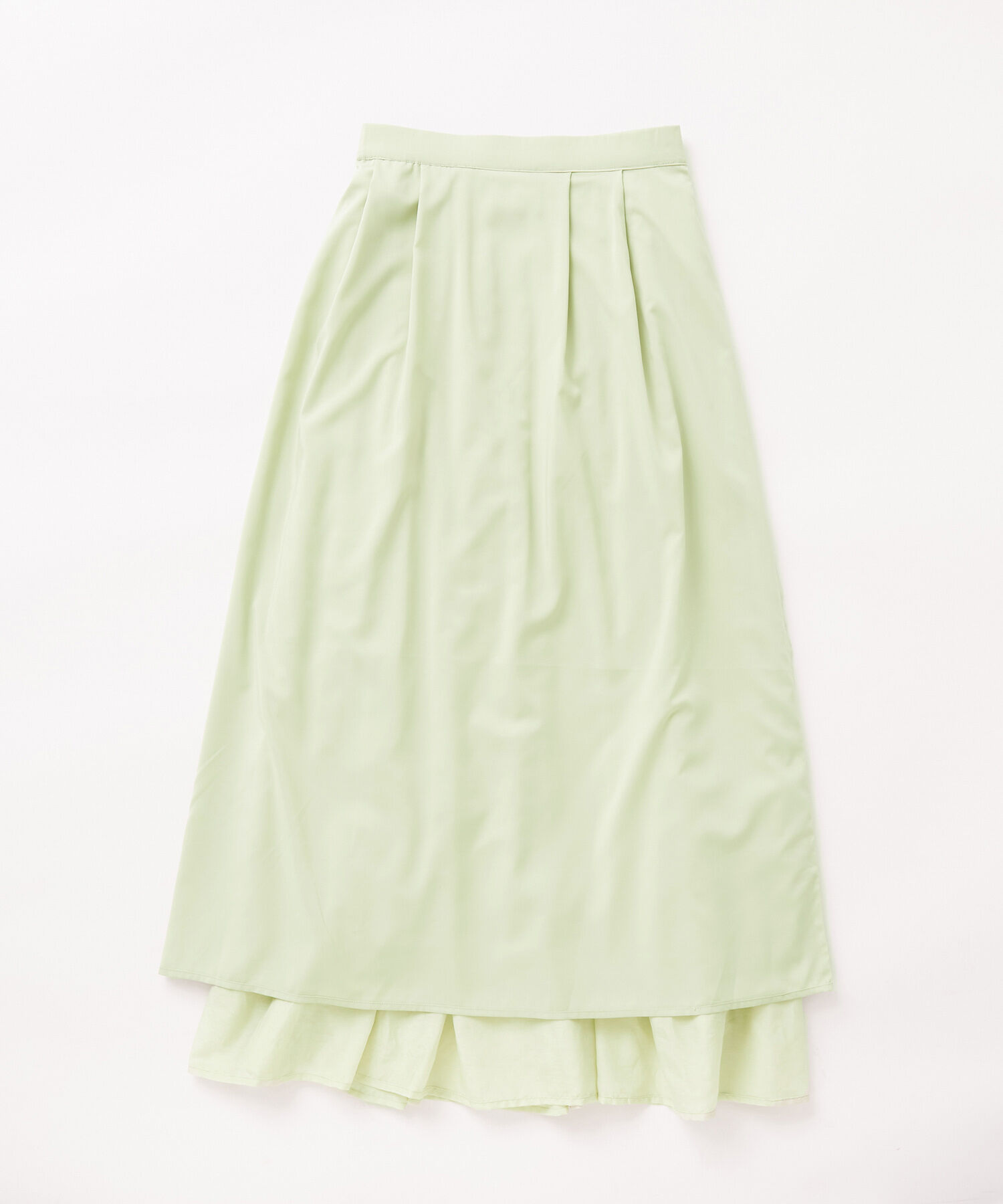 Rope&rsquo;Picnic「綿シルクシアーボリュームタックスカート」|スカート|