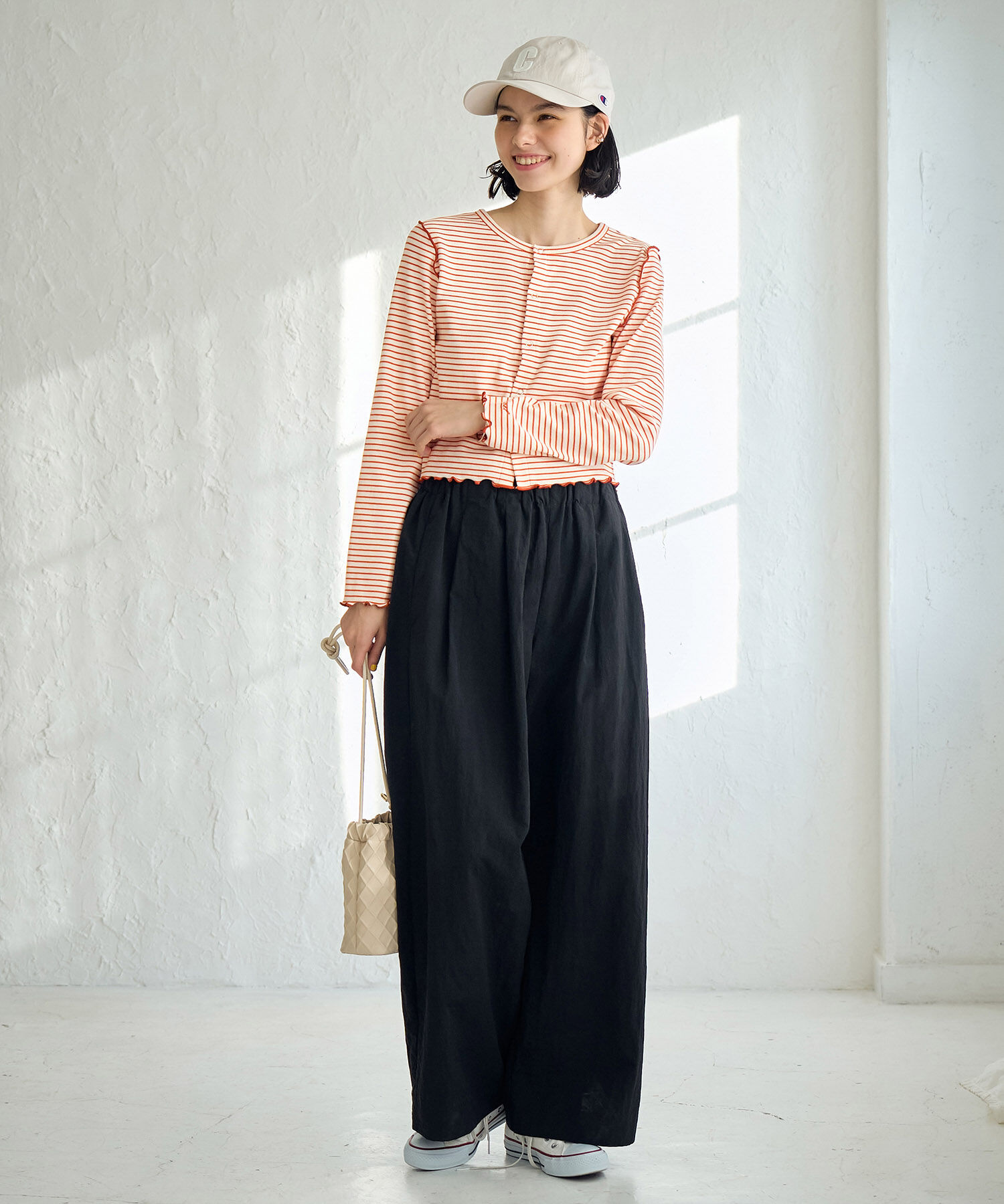 ROPE' PICNIC R「カットメロウトップスカーディガン/リンクコーデ」|カーディガン|