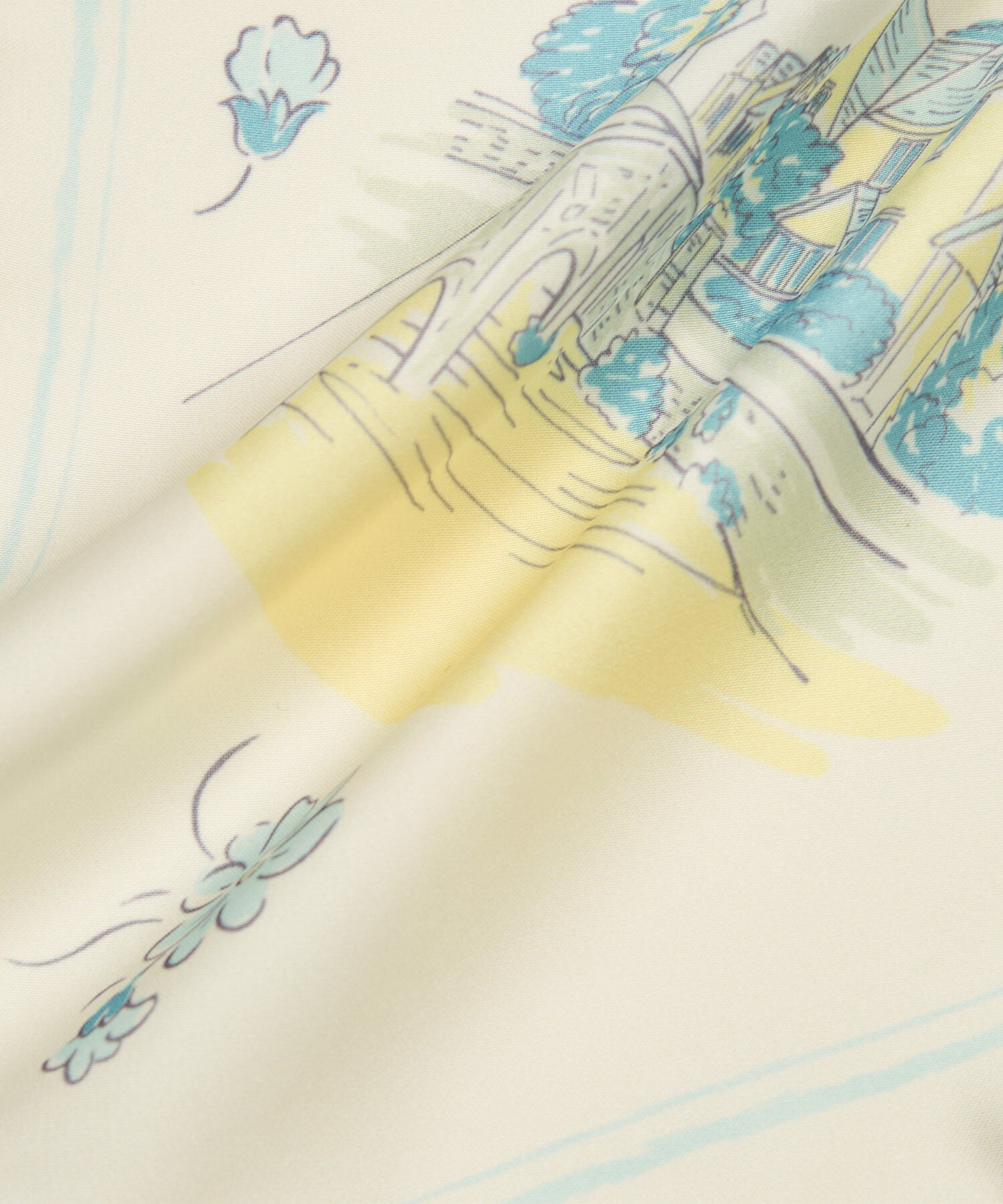 ROPE PICNIC PASSAGE「シティースケープパターンスカーフ」|バンダナ・スカーフ|