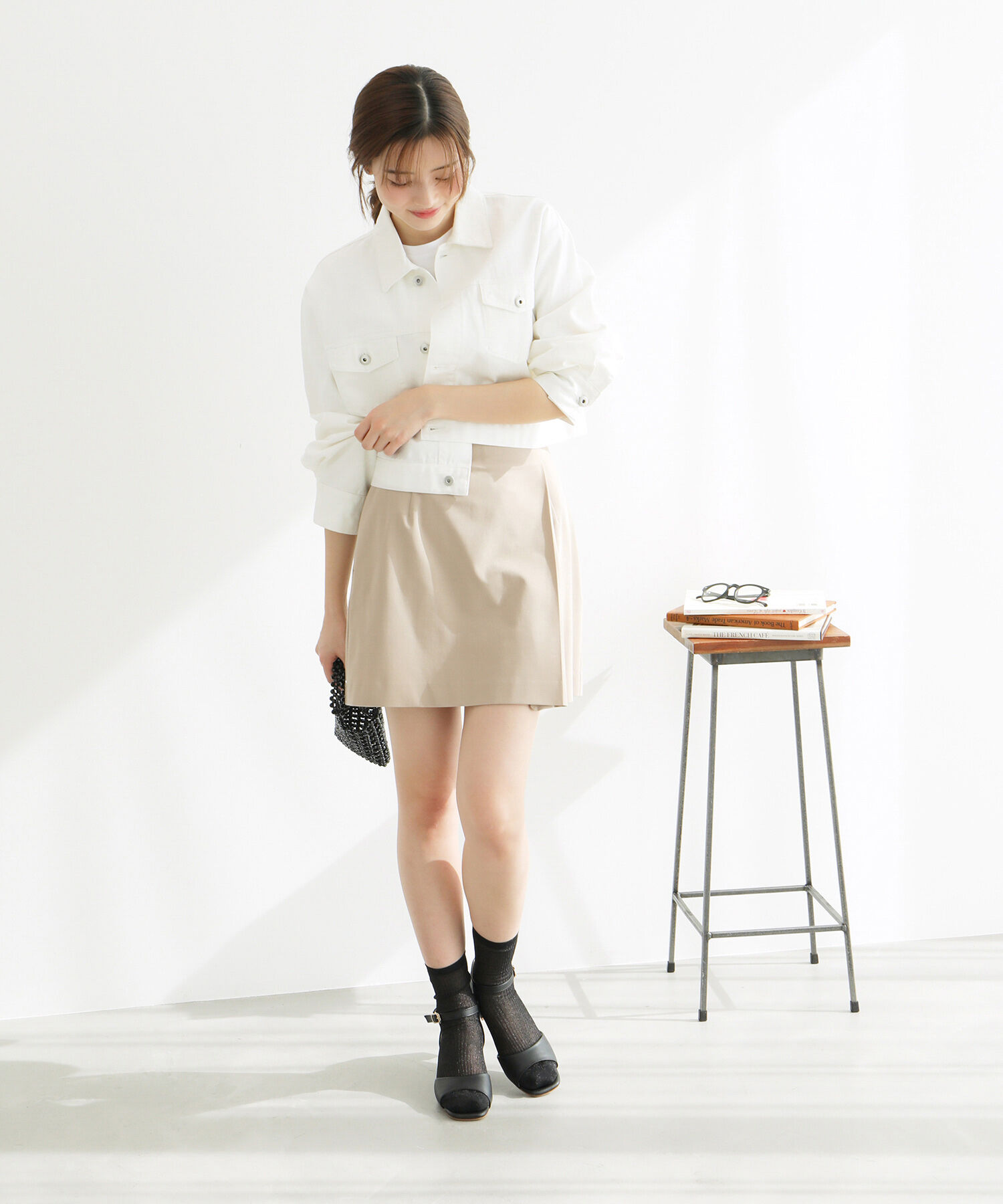 Rope&rsquo;Picnic「ラップ風ミニスカート」|スカート|