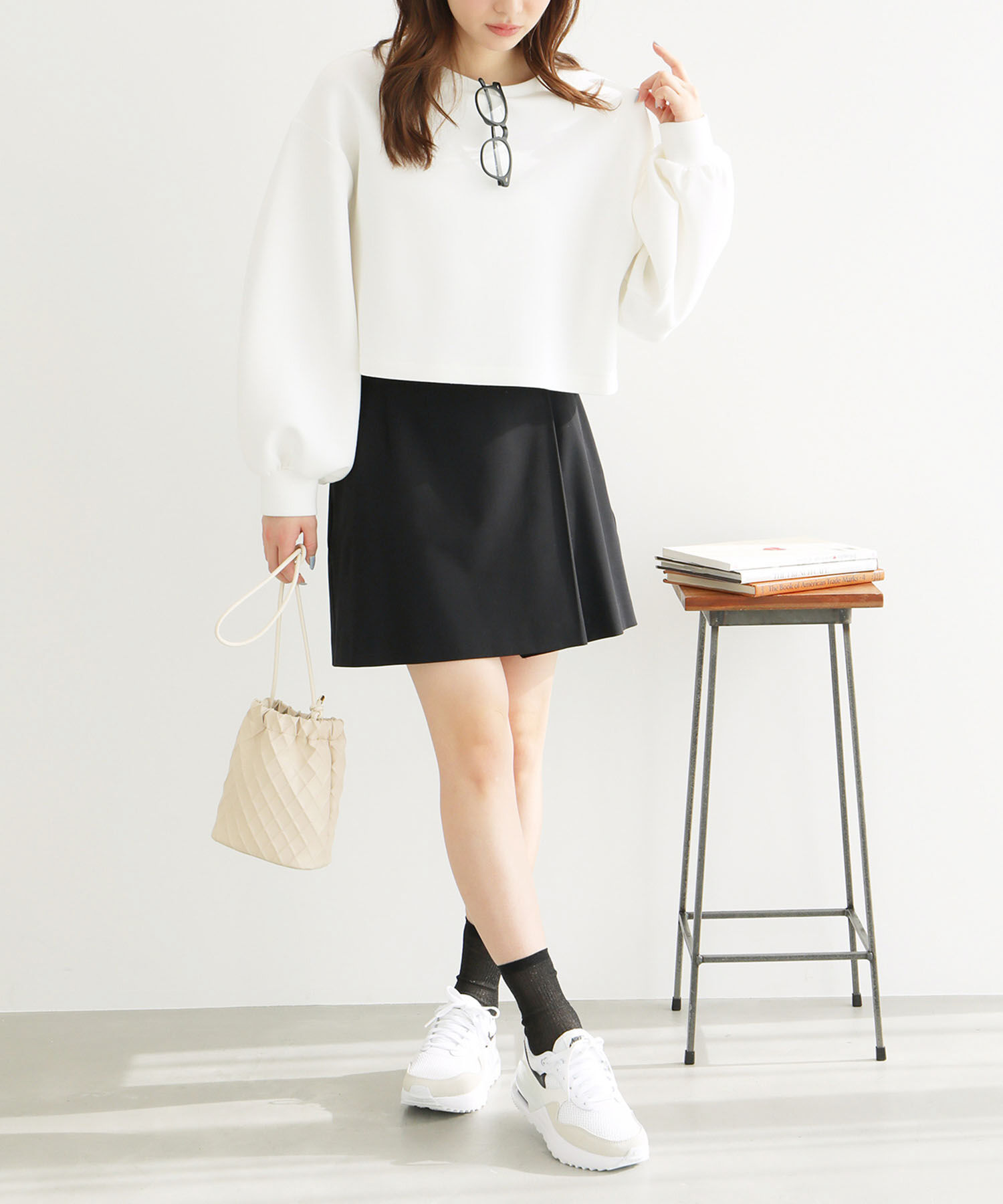 Rope&rsquo;Picnic「ラップ風ミニスカート」|スカート|