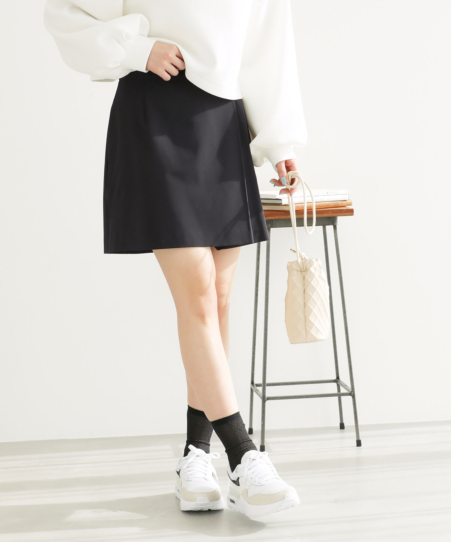 Rope&rsquo;Picnic「ラップ風ミニスカート」|スカート|