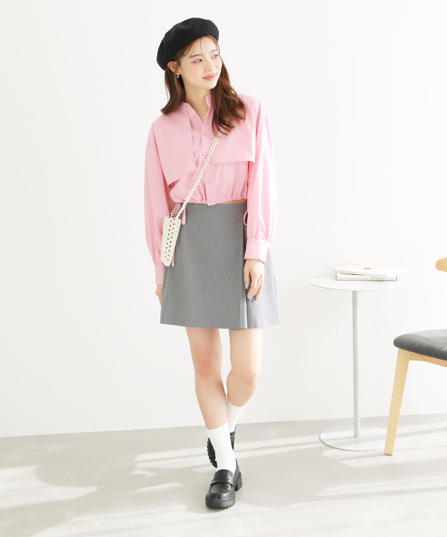 Rope&rsquo;Picnic「ラップ風ミニスカート」|スカート|