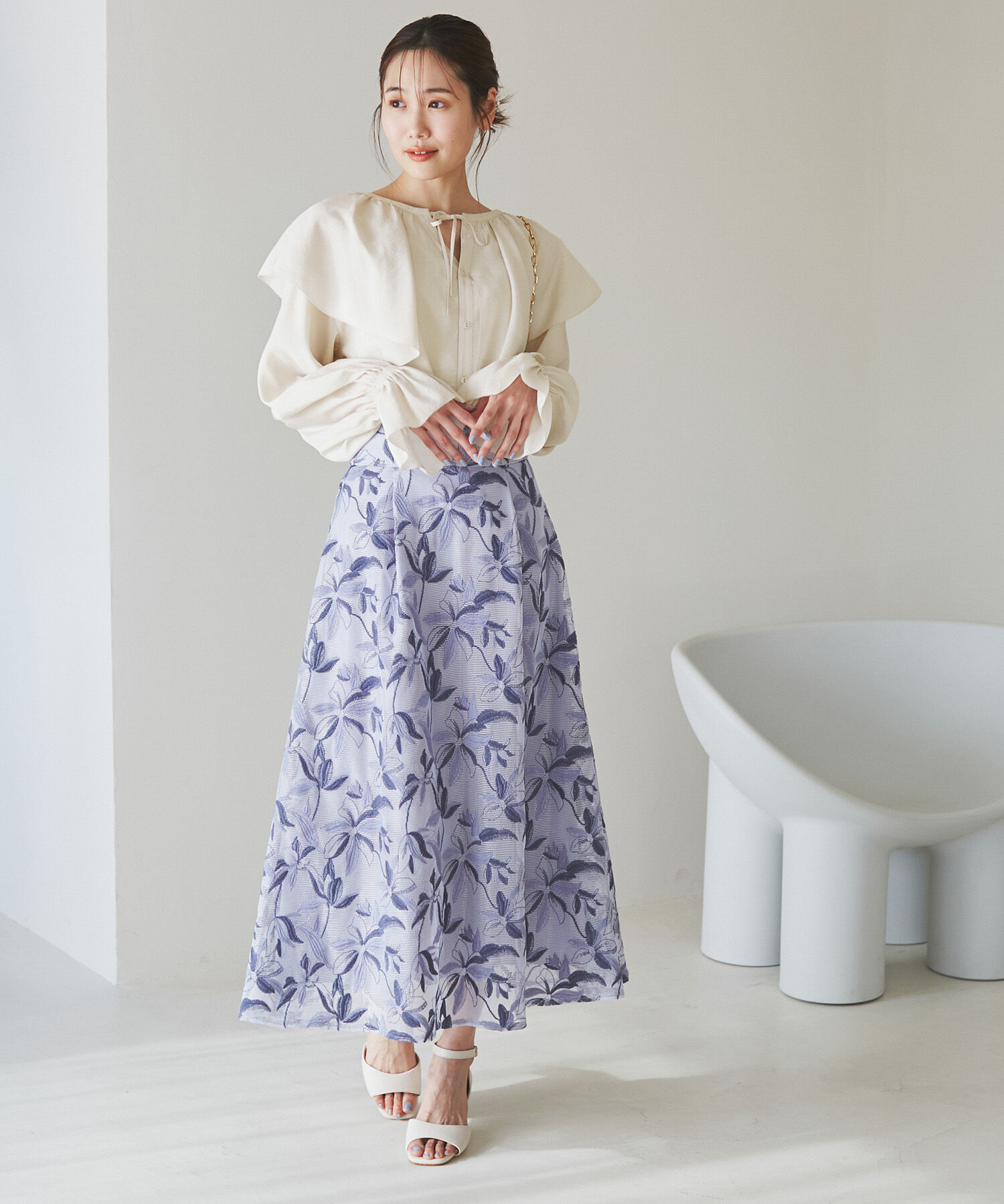 Rope&rsquo;Picnic「ラッフルカラーブラウス」|シャツ・ブラウス|