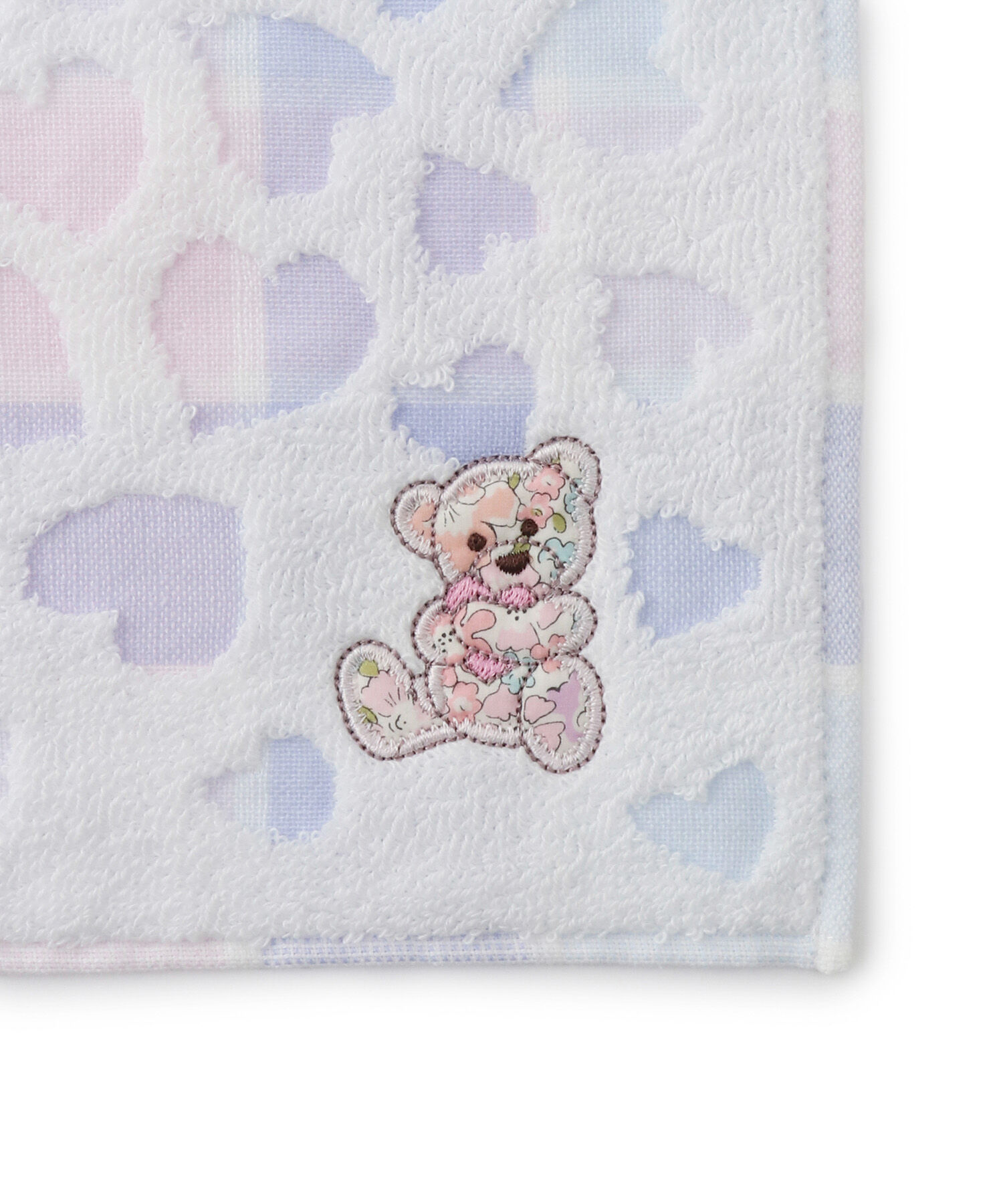 ROPE PICNIC PASSAGE「【LIBERTY ART FABRICS】ハートくまミニタオル」|ハンカチ|