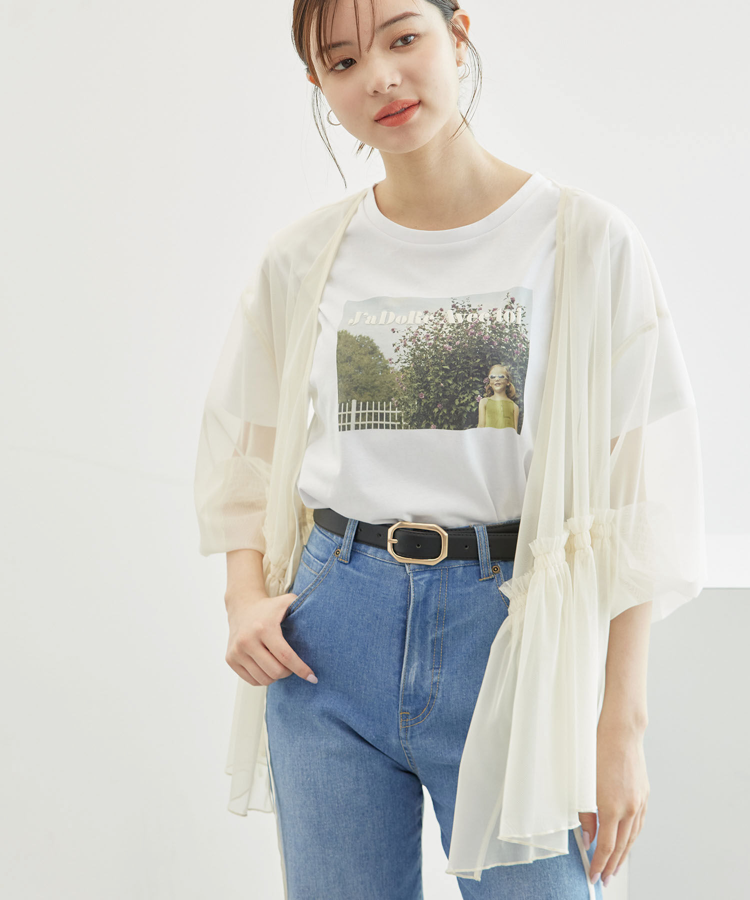 Rope&rsquo;Picnic「チュールカシュクールカーディガン」|カーディガン|