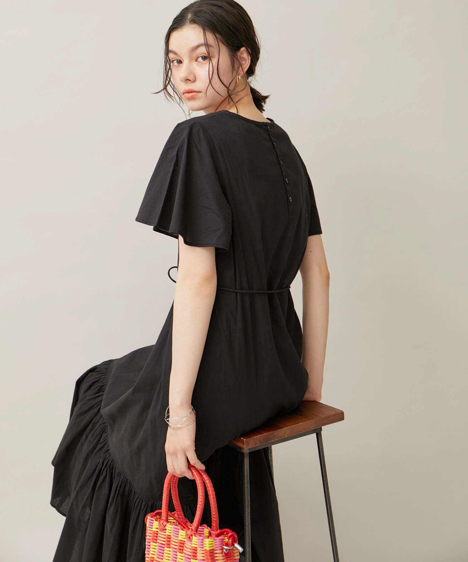 ROPE' PICNIC R「【WEB限定カラー:ブラウン,パープル】INDIAティアードワンピース/リンクコーデ」|ワンピース|