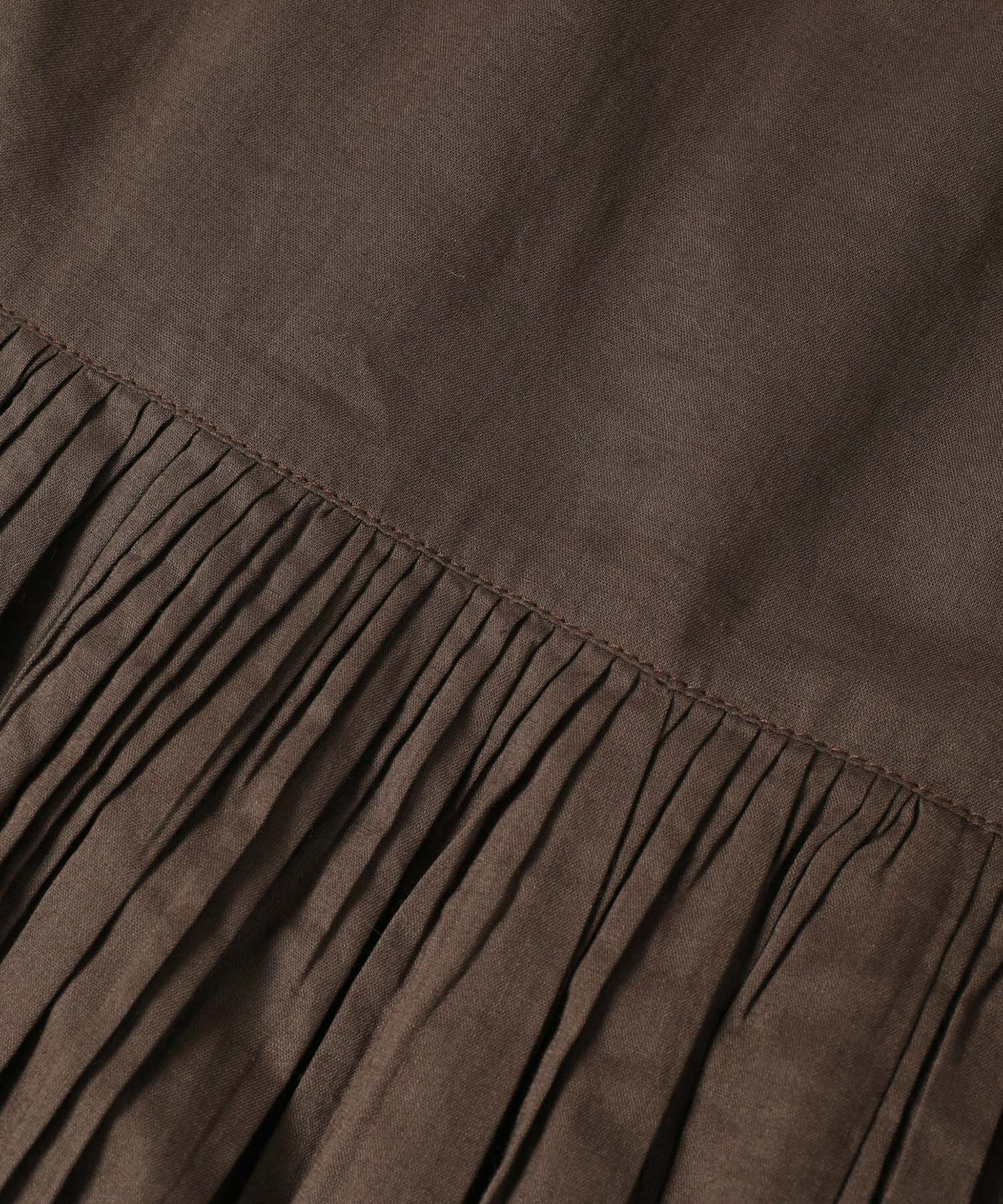 ROPE' PICNIC R「【WEB限定カラー:ブラウン,パープル】INDIAティアードワンピース/リンクコーデ」|ワンピース|