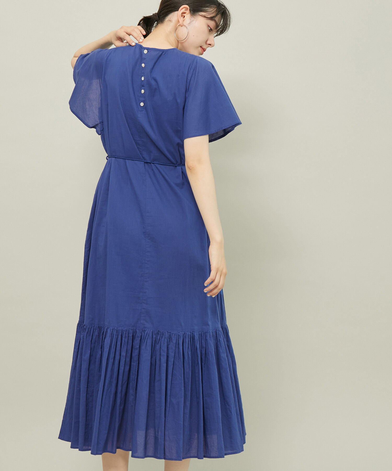 ROPE' PICNIC R「【WEB限定カラー:ブラウン,パープル】INDIAティアードワンピース/リンクコーデ」|ワンピース|