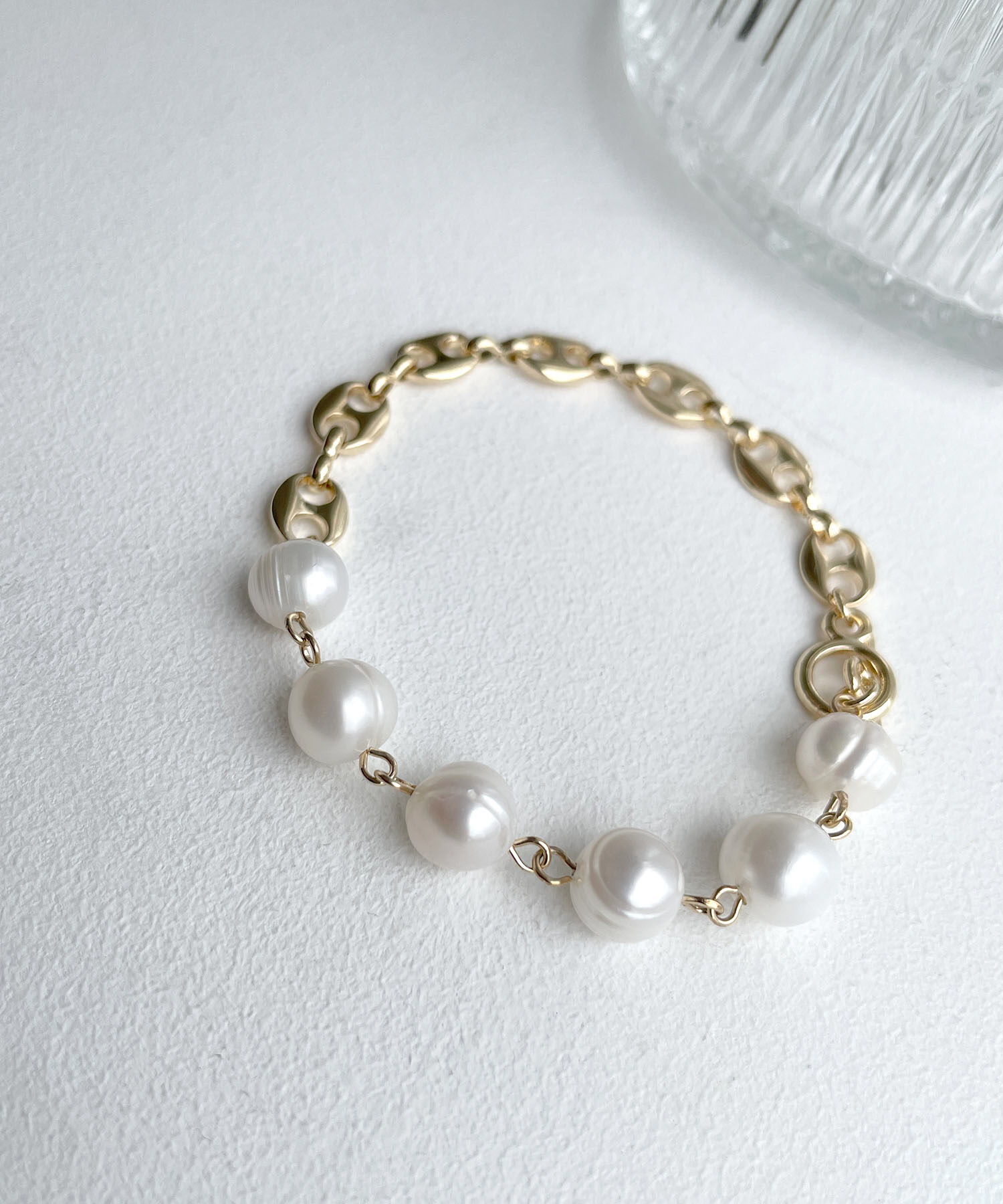 ROPE PICNIC PASSAGE「淡水パール&times;チェーンブレスレット」|ブレスレット・バングル|