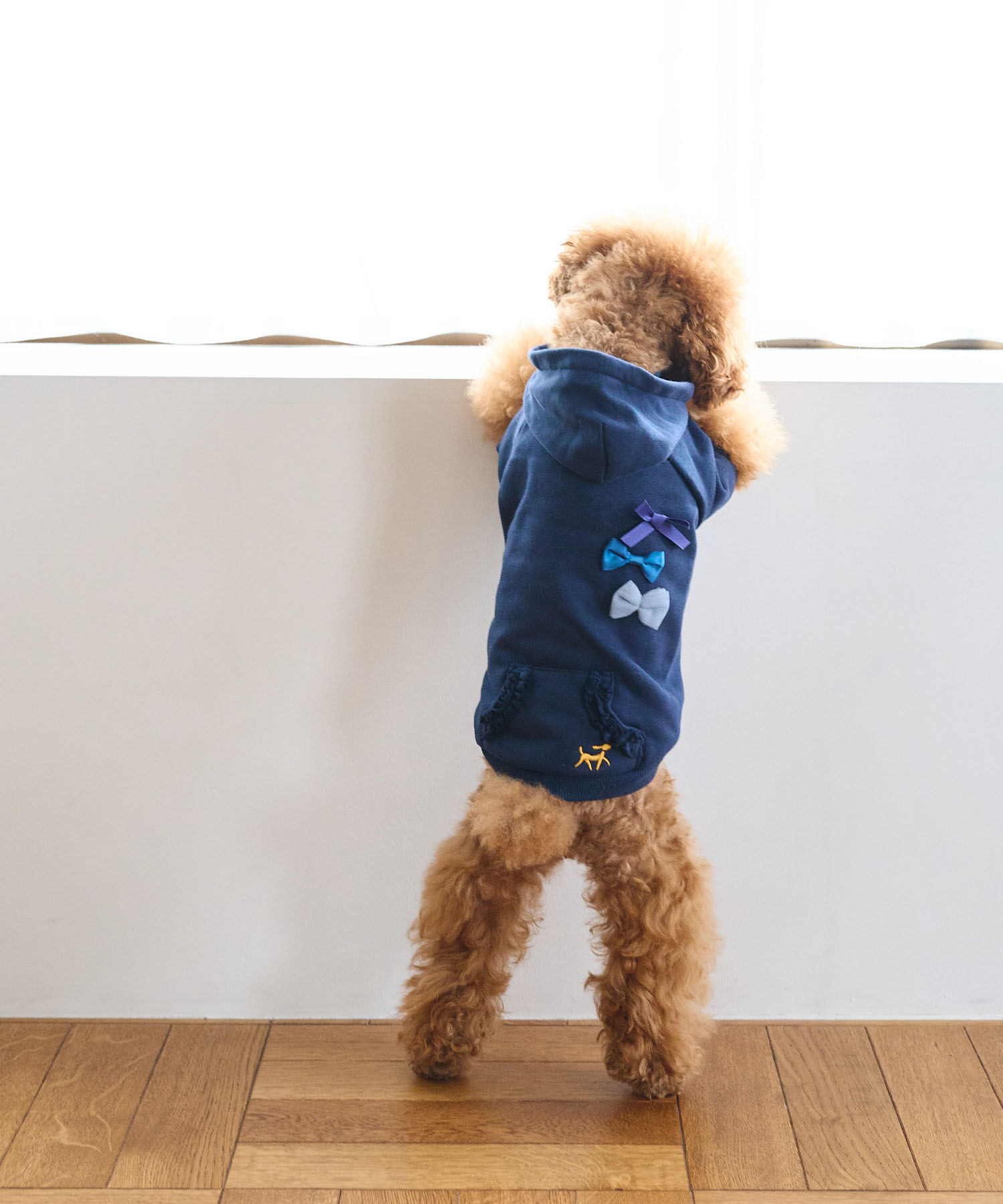 ROPE PICNIC PASSAGE「【DOG】リボン付きフードパーカー」|その他|