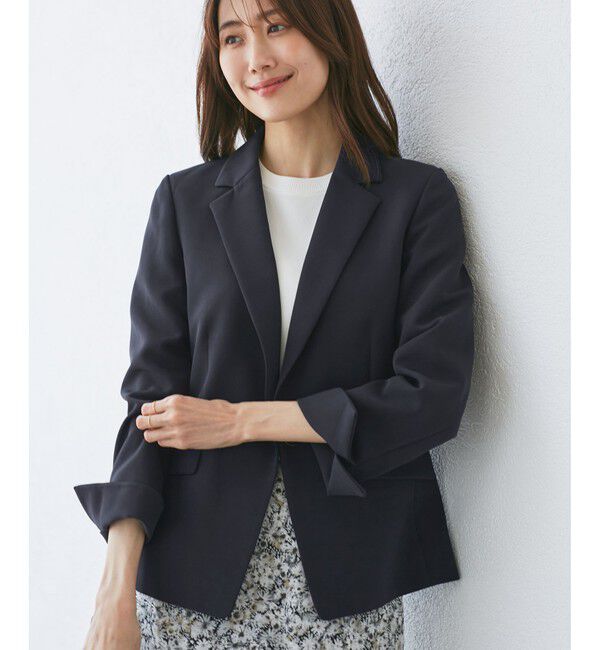 Rope&rsquo;Picnic「【花粉ガード】360&deg;ウルトラストレッチ テーラードジャケット/セットアップ対応」|テーラードジャケット|