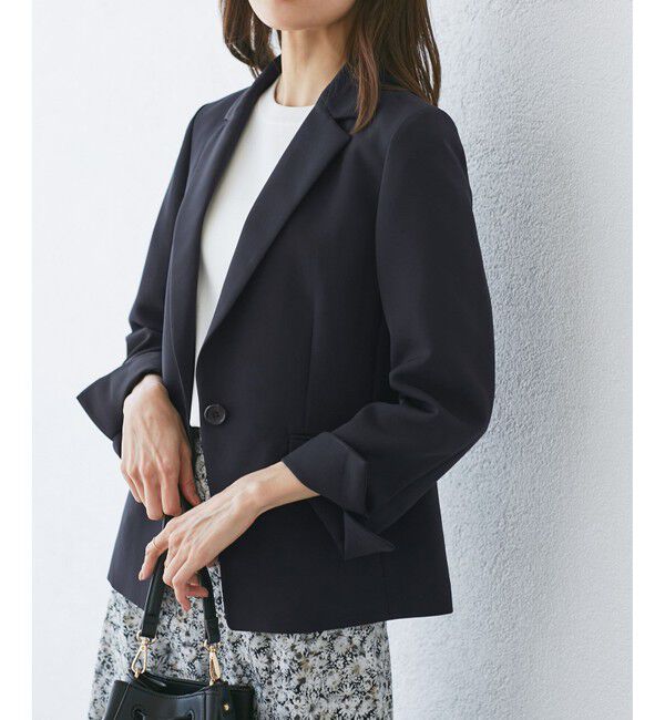 Rope&rsquo;Picnic「【花粉ガード】360&deg;ウルトラストレッチ テーラードジャケット/セットアップ対応」|テーラードジャケット|