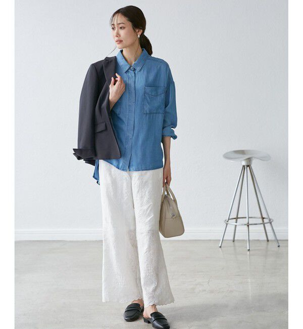 Rope&rsquo;Picnic「【花粉ガード】360&deg;ウルトラストレッチ テーラードジャケット/セットアップ対応」|テーラードジャケット|