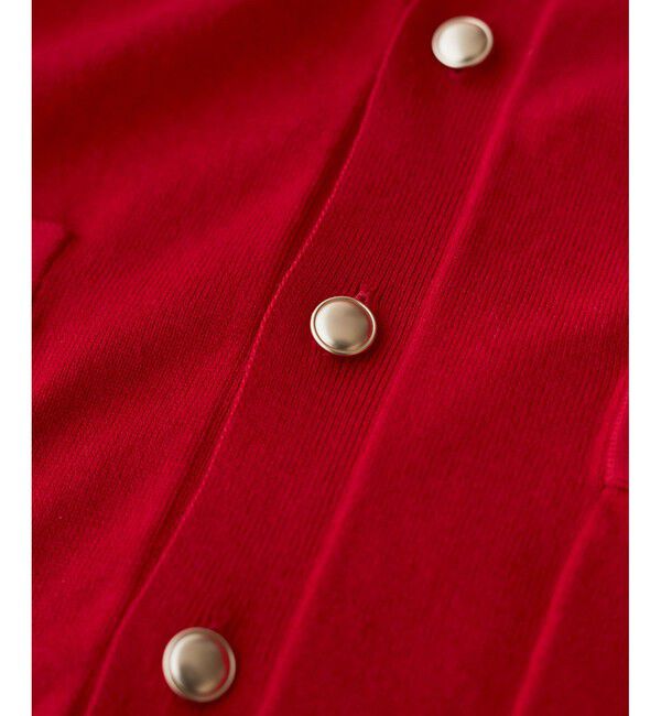 Rope&rsquo;Picnic「シルク混Ｖネック金ボタンニットカーディガン」|カーディガン|