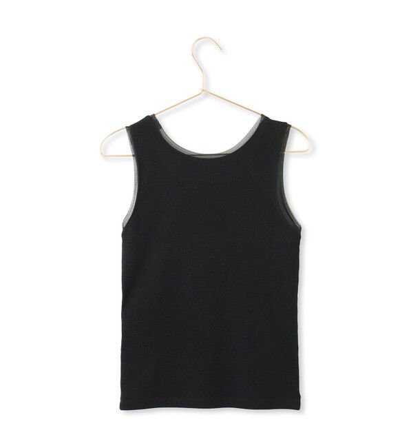 Rope&rsquo;Picnic「シアードッキングラメテレコタンクトップ」|タンクトップ|