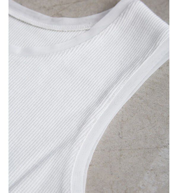 Rope&rsquo;Picnic「シアードッキングラメテレコタンクトップ」|タンクトップ|