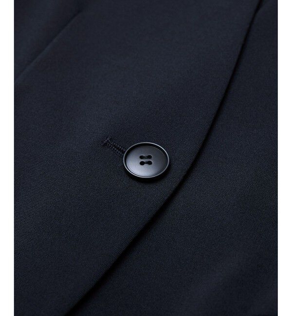 Rope&rsquo;Picnic「【UV対応】【リネンライク・シリーズ】ノーラペルジャケット/通勤・セットアップ対応」|ノーカラージャケット|