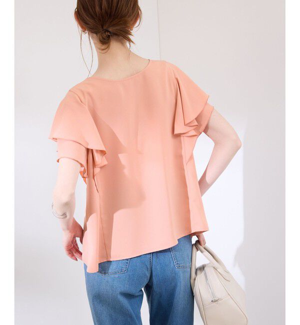 Rope&rsquo;Picnic「【WEB限定カラー】【UVケア・接触冷感・前後2WAY】フレアスリーブブラウス」|シャツ・ブラウス|