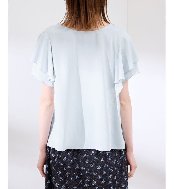 Rope&rsquo;Picnic「【WEB限定カラー】【UVケア・接触冷感・前後2WAY】フレアスリーブブラウス」|シャツ・ブラウス|