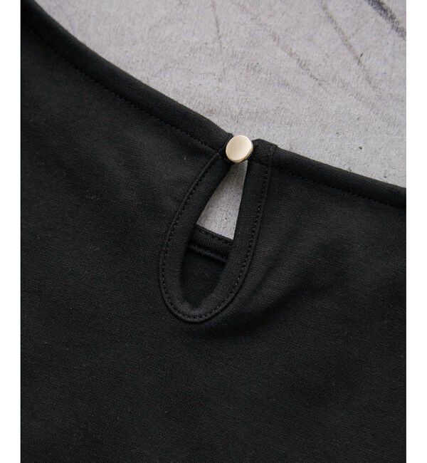 Rope&rsquo;Picnic「(接触冷感&times;UVカット)ウエストタックペプラムトップス」|Tシャツ・カットソー|