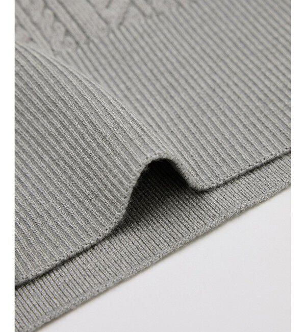 Rope&rsquo;Picnic「【アンチピリング・洗濯機OK】ミニケーブルカーディガン」|カーディガン|