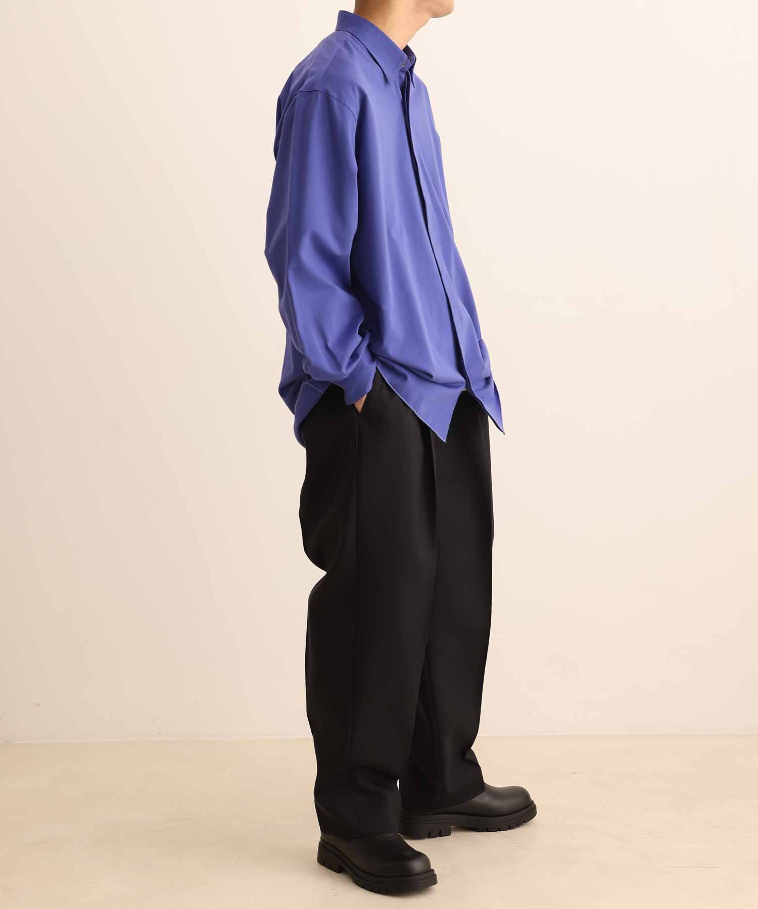 ADAM ET ROPE'「【NIKKE】ハード キューバビーチ 2タック ワイドテーパード スラックス / セットアップ対応 / スリーピース」|スラックス|