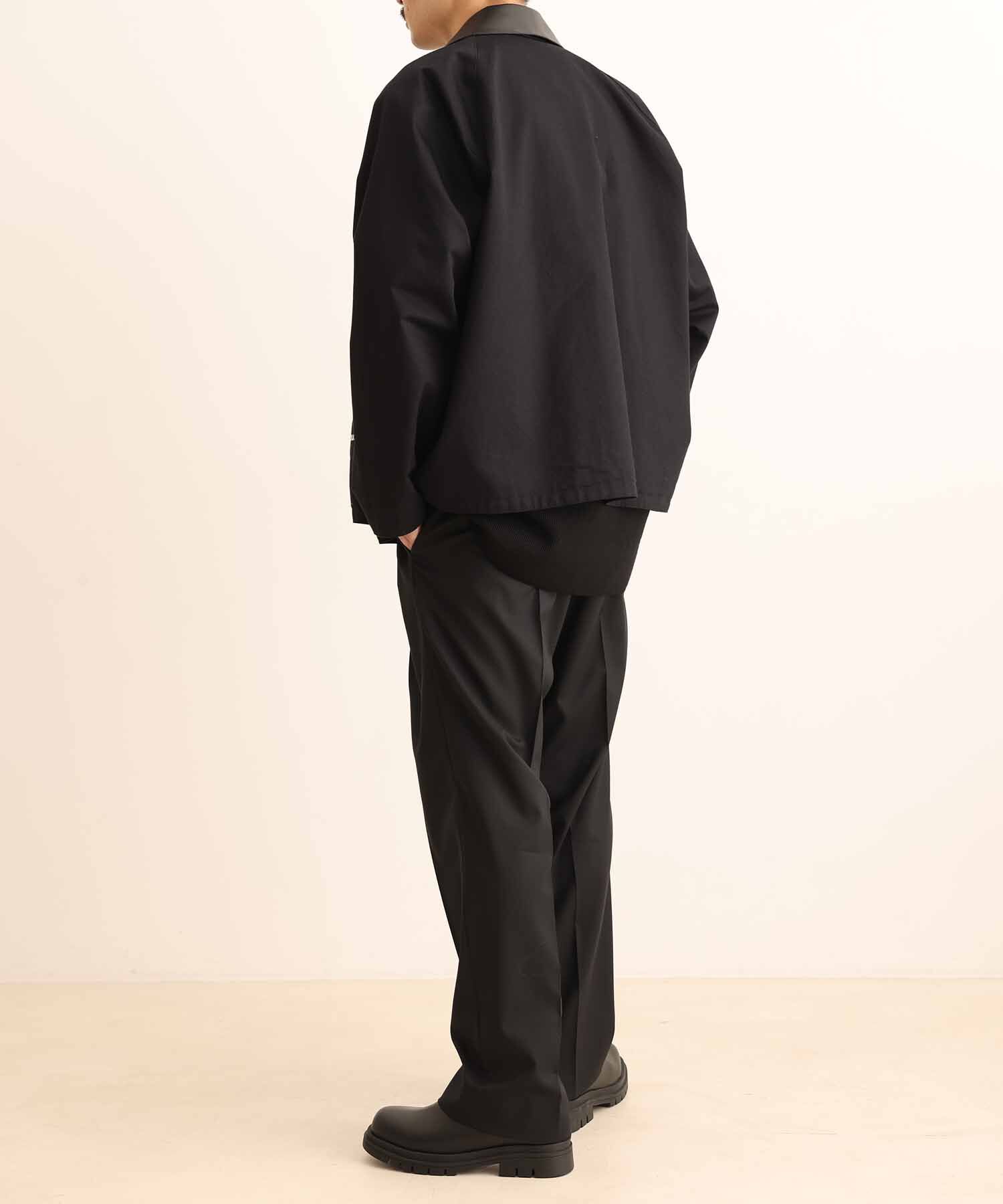 ADAM ET ROPE'「【NIKKE】ハード キューバビーチ 2タック ワイドテーパード スラックス / セットアップ対応 / スリーピース」|スラックス|