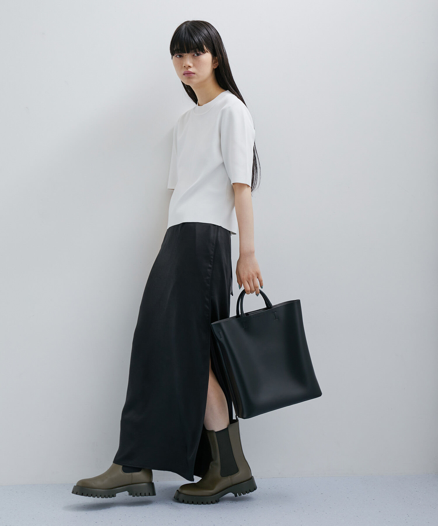 ADAM ET ROPE'「【WEB限定・晴雨兼用】ミドル丈ラグソールサイドゴアブーツ」|その他|