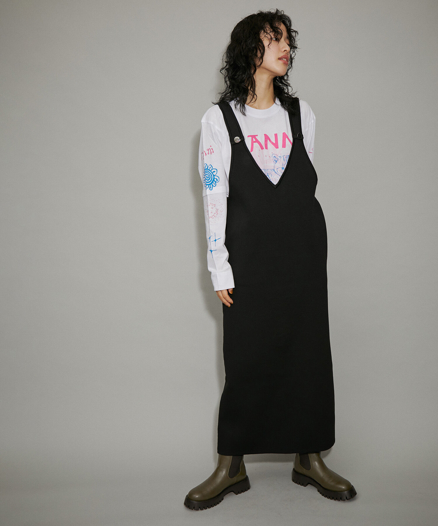 ADAM ET ROPE'「【WEB限定・晴雨兼用】ミドル丈ラグソールサイドゴアブーツ」|その他|