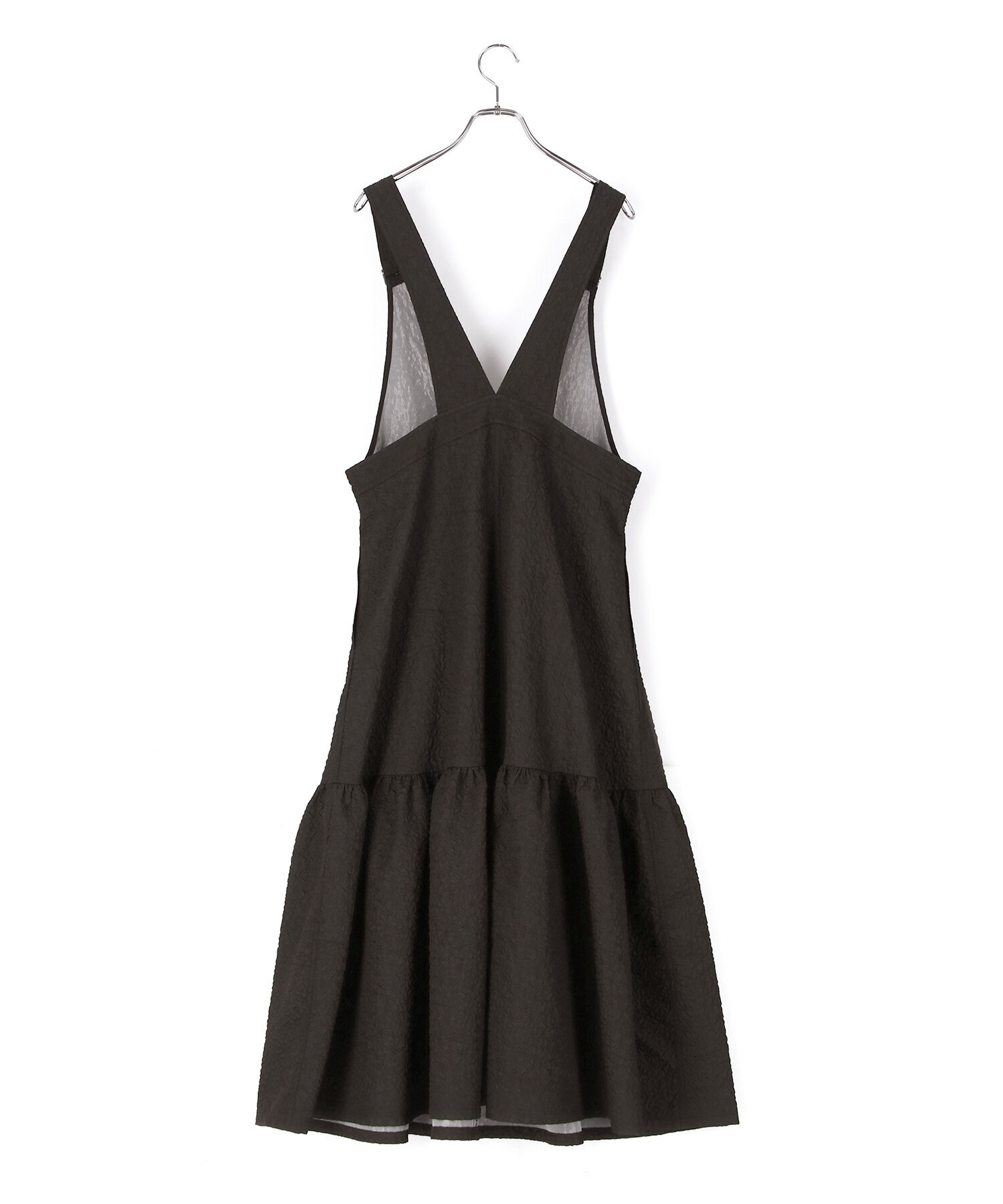 ADAM ET ROPE'「【WEB限定】オーバーオールジャンパースカート」|ジャンパースカート|