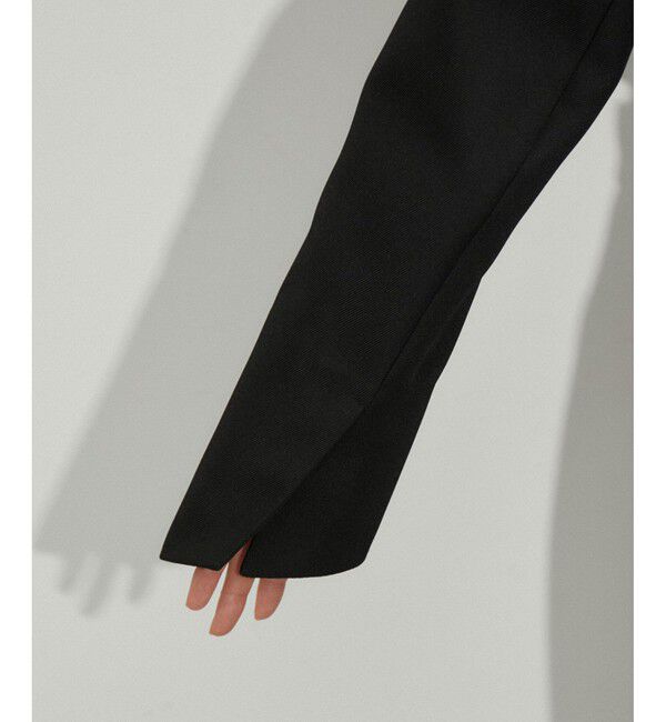 ADAM ET ROPE'「【新色追加】ジャケットボレロ」|ノーカラージャケット|