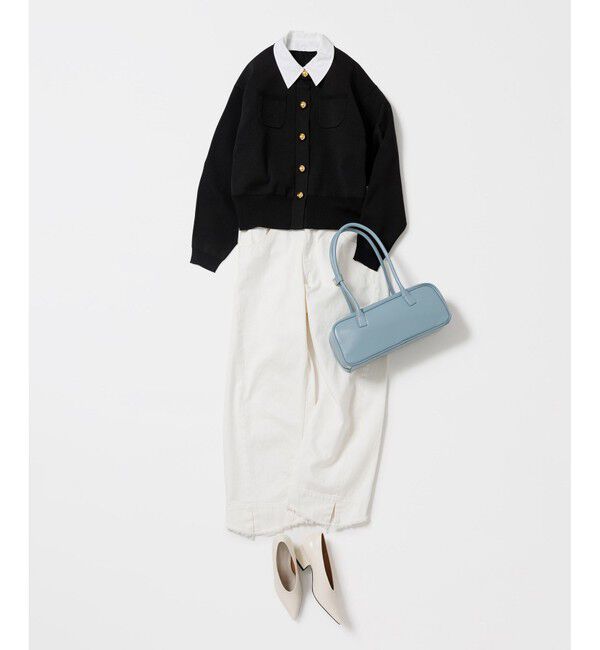 ADAM ET ROPE'「【サステナブル】ルーズフィットアジャストデニム」|デニム|