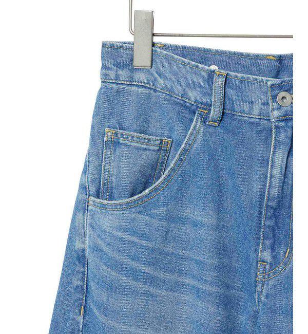 ADAM ET ROPE'「【サステナブル】ルーズフィットアジャストデニム」|デニム|