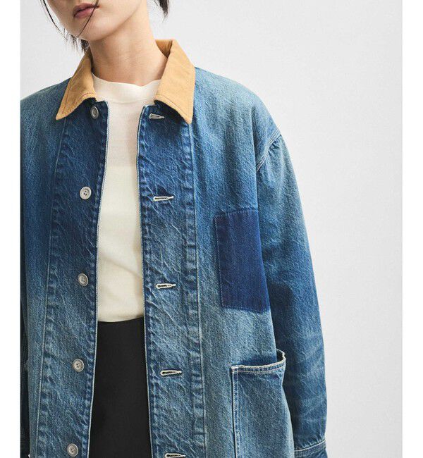 ADAM ET ROPE'「【サステナブル】カバーオールデニム」|デニムジャケット|