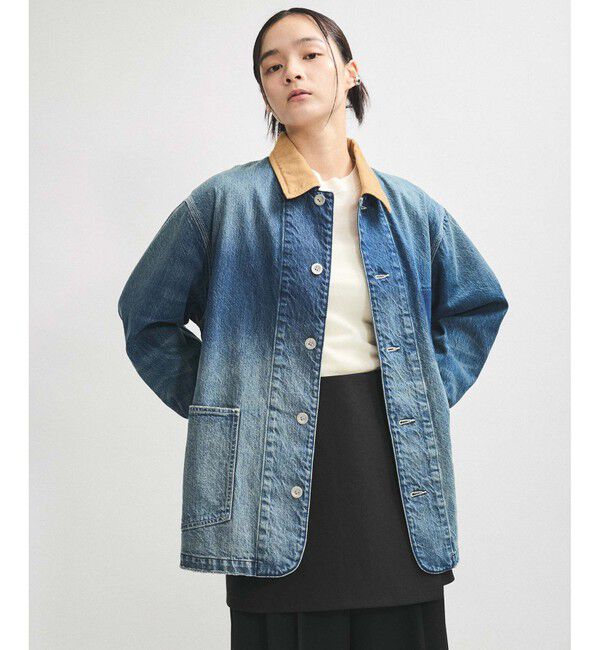 ADAM ET ROPE'「【サステナブル】カバーオールデニム」|デニムジャケット|