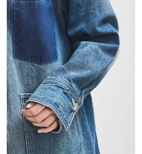 ADAM ET ROPE'「【サステナブル】カバーオールデニム」|デニムジャケット|