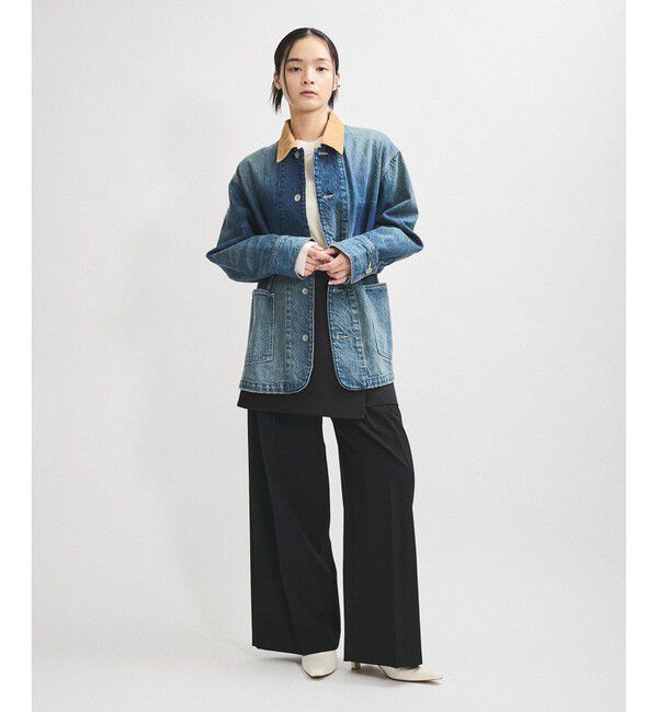 ADAM ET ROPE'「【サステナブル】カバーオールデニム」|デニムジャケット|