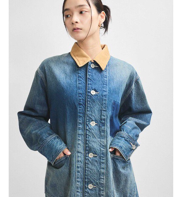 ADAM ET ROPE'「【サステナブル】カバーオールデニム」|デニムジャケット|