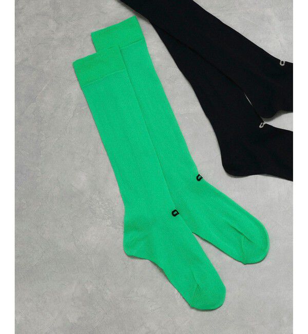 ADAM ET ROPE'「シアーハイソックス」|ソックス|グリーン