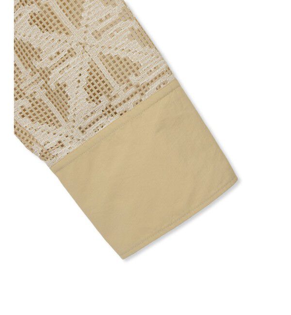 ADAM ET ROPE'「エンブロイダリーメッシュシャツ」|シャツ・ブラウス|