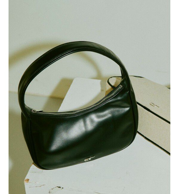 ADAM ET ROPE'「ワンハンドルラウンドロゴバッグ」|ハンドバッグ|