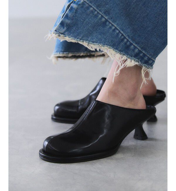 ADAM ET ROPE'「ラウンドミュール」|サンダル|