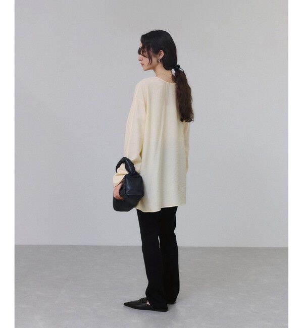 ADAM ET ROPE'「リネン2WAYブラウス」|シャツ・ブラウス|